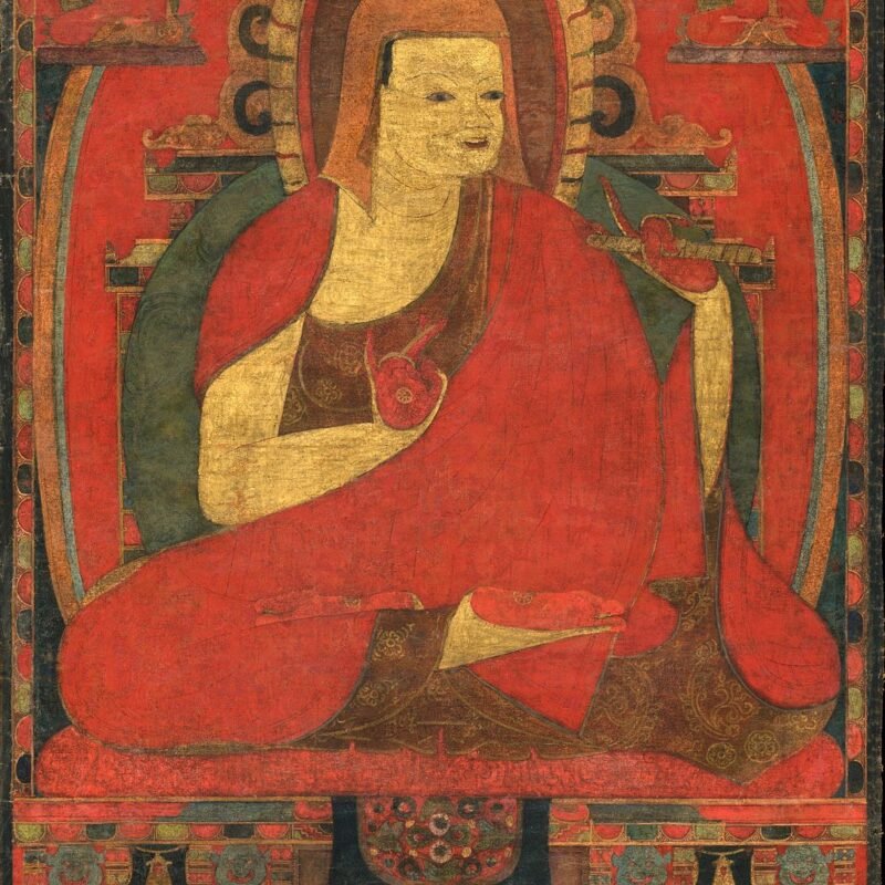 Portrait of the Indian Monk Atisha Tibet early to mid-12th century