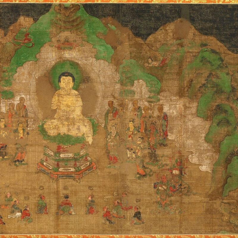 Scene from the Life of the Buddha Japan early 15th century