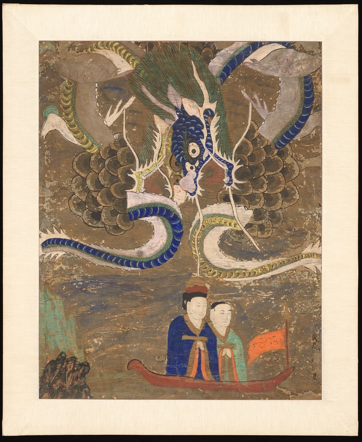 Figures with dragons Unidentified artist late 19th–early 20th century
