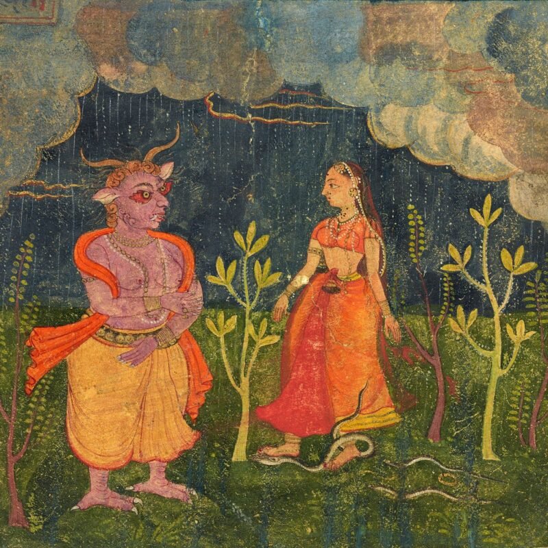 Abhisarika Nayika, folio from a Rasikpriya