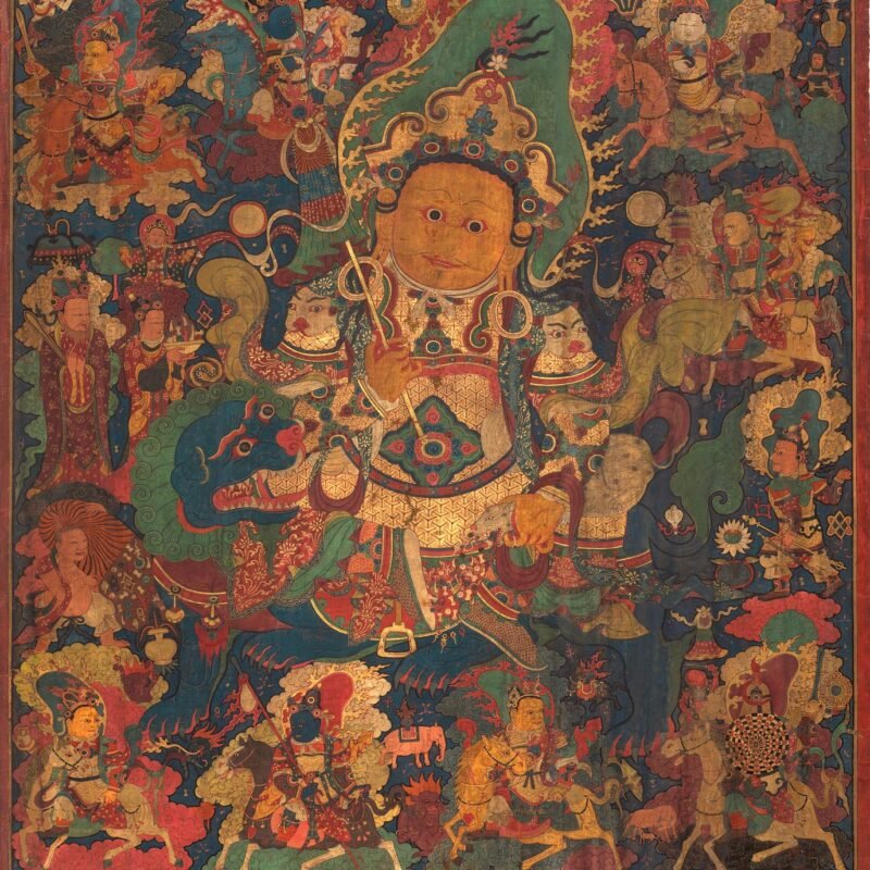 Vaishravana, the Guardian of Buddhism and Protector of Riches Tibet 15th century