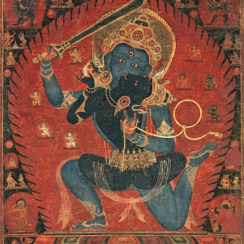 Achala with His Consort Vishvavajri Nepal, Kathmandu Valley 1525–50