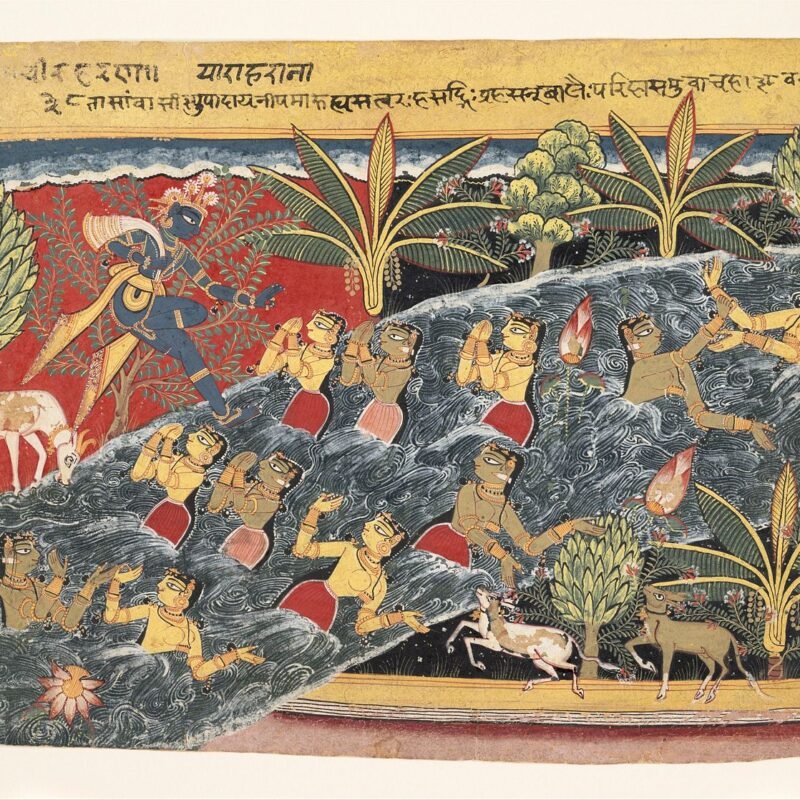 The Gopis Plead with Krishna to Return Their Clothingca. 1560–65