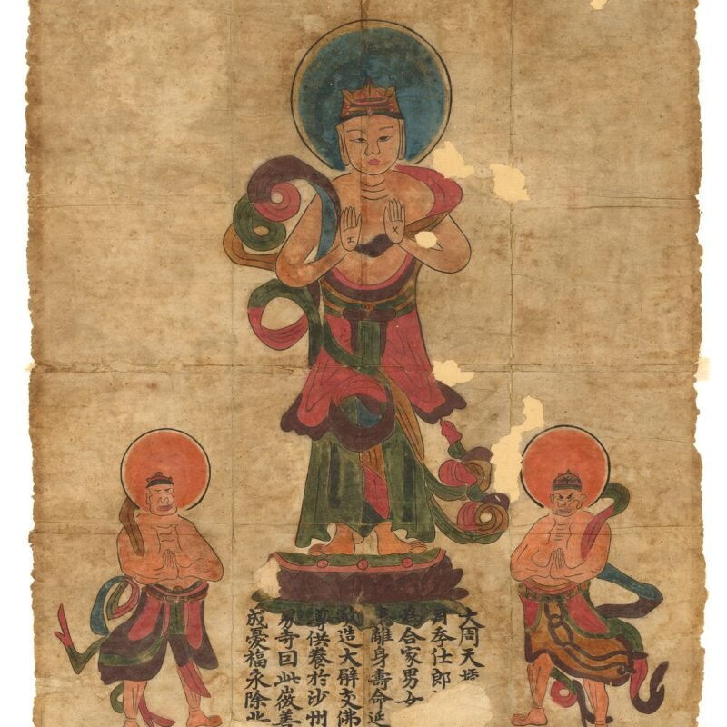 Buddhist painting, China, Dunhuang tradition.