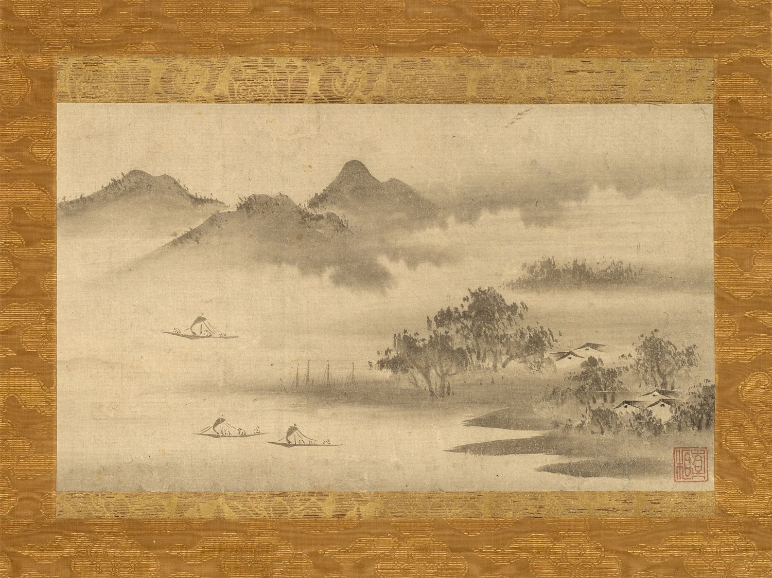 Landscape Formerly attributed to Sōami 17th century