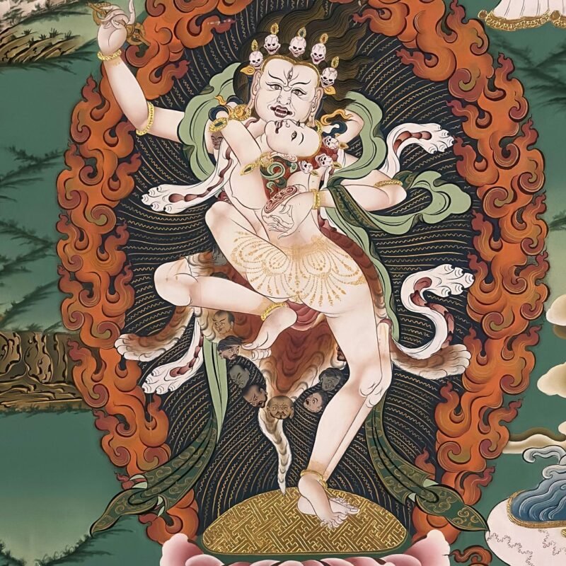 Chakrasamvara (Heruka) in union with Vajravarahi