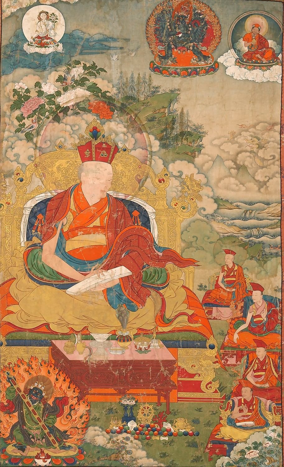 Portrait of Situ Panchen Pelpung Monastery, Derge, Kham region, eastern Tibet; ca. 1760s