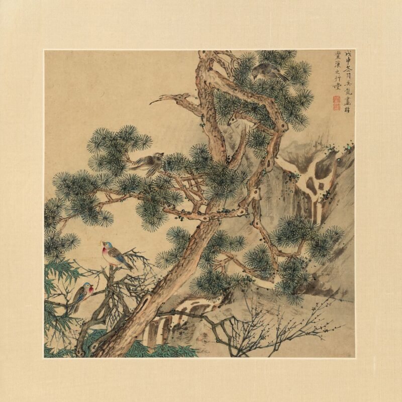 Paintings after old masters Wu Long 1728