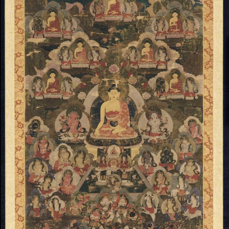 The Eight Medicine Buddhas Tibet 18th century