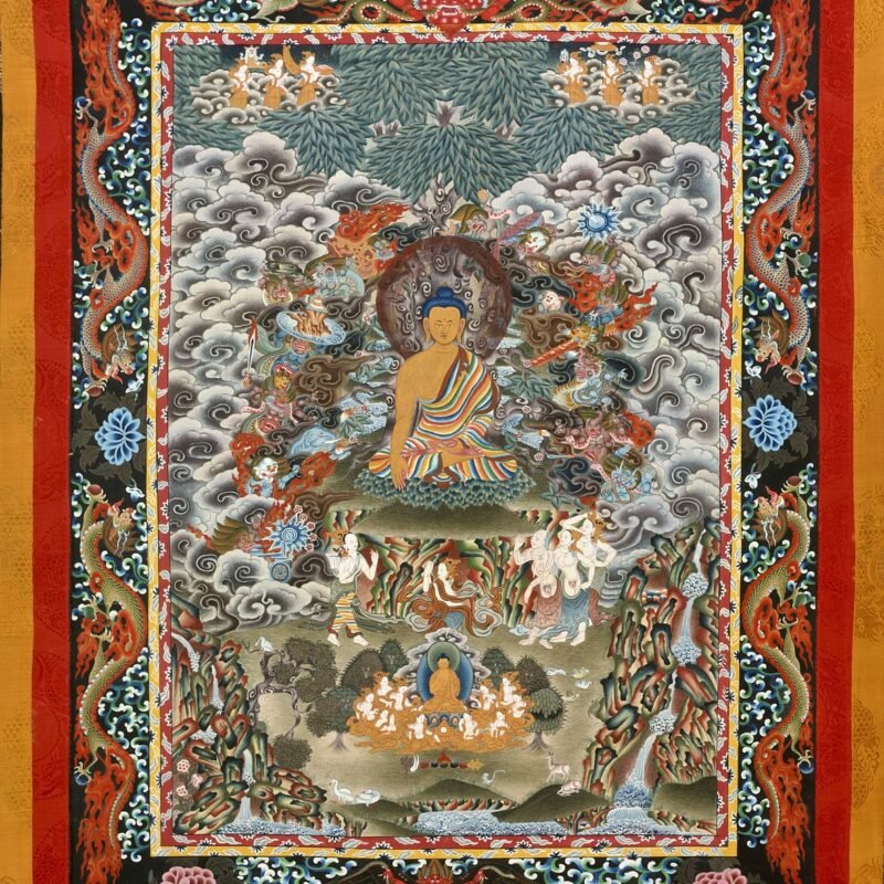 Buddha touching earth