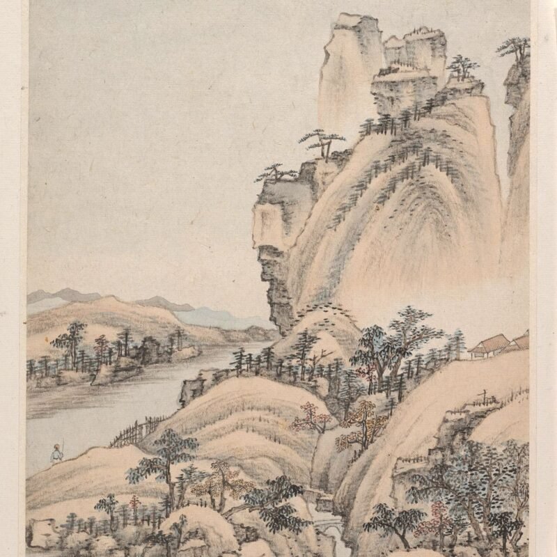 Landscapes Xiao Yuncong dated 1668