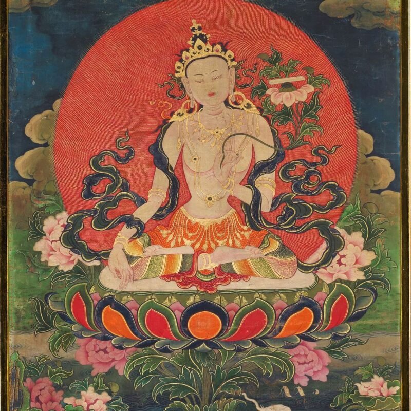 White Manjushri Tibet 19th century