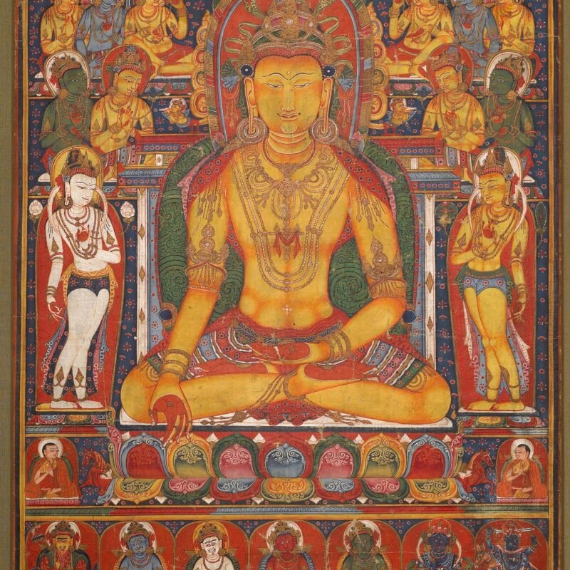 Buddha_Ratnasambhava_with_Wealth_Deitiest