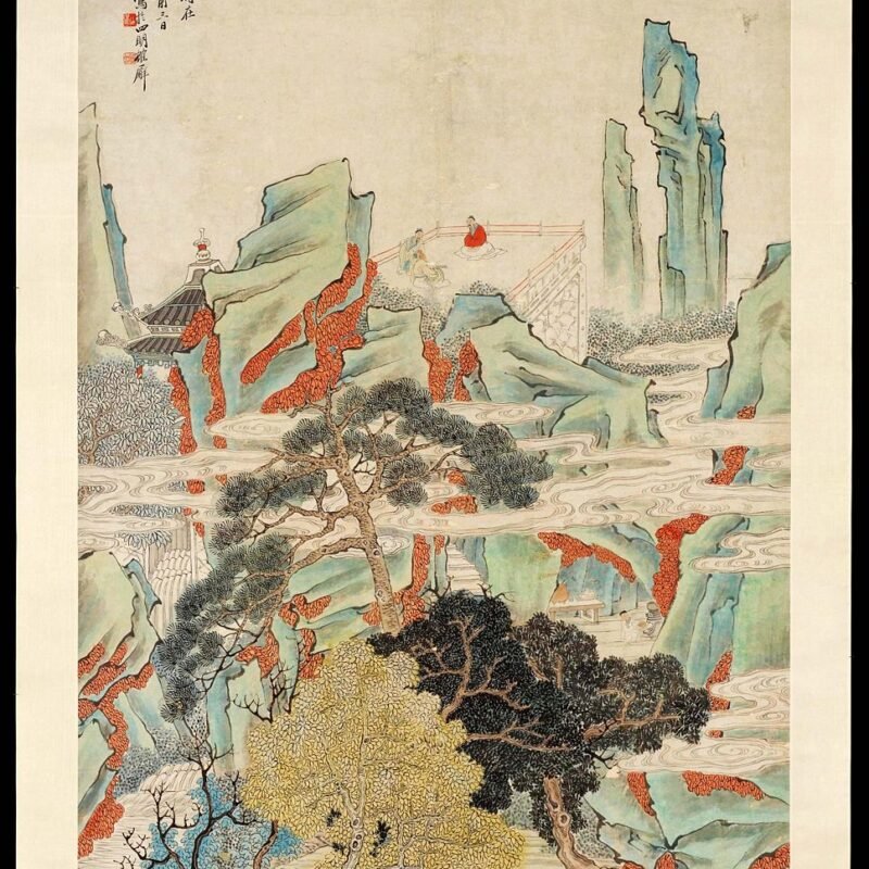 Heavenly Cave in the Immortal World Huang Shanshou 1883