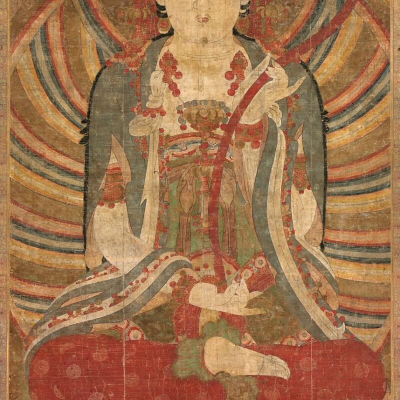 Seated Manjusri 1700s Korea, Joseon dynasty (1392–1910)