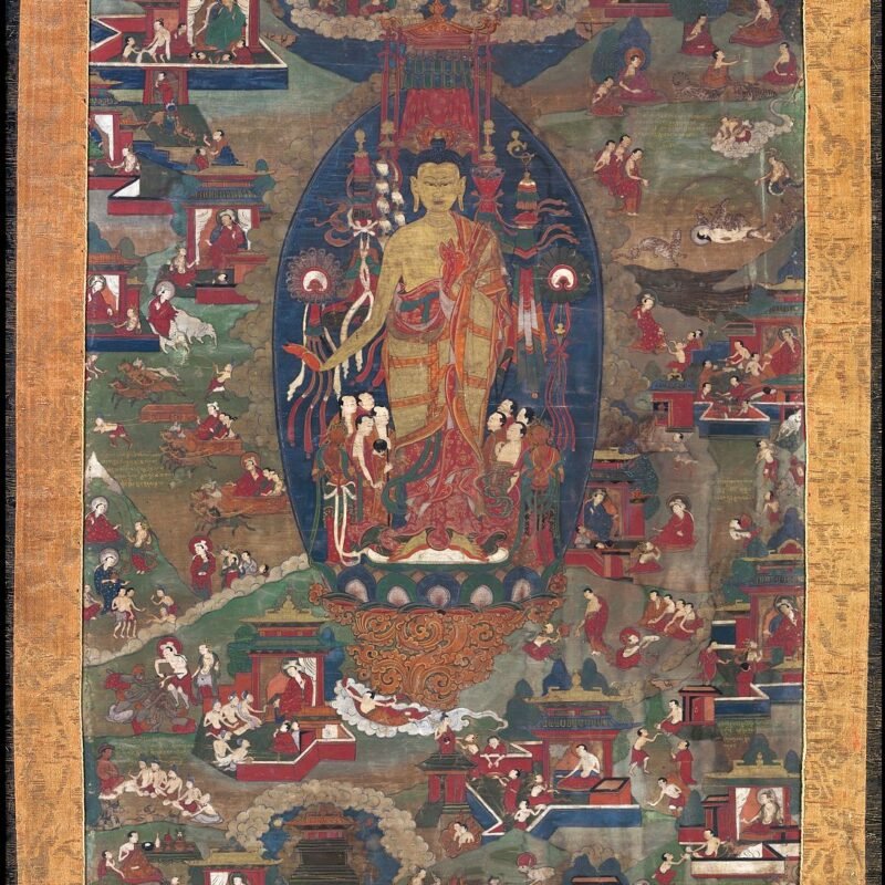 Buddha and disciples