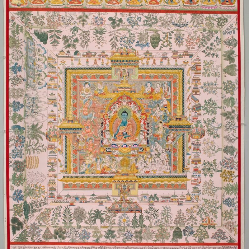 Medicine Buddha Palace from Mentsikhang Lhasa