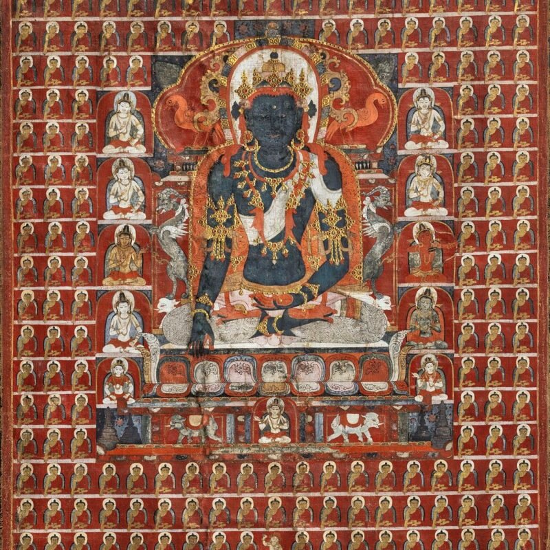 Buddha Akshobhya and the Eastern Assembly of the Sarvadurgatiparishodhana Mandala