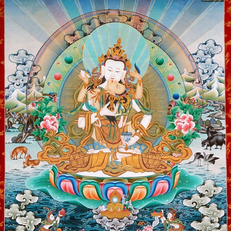 Vajrasatta and consort