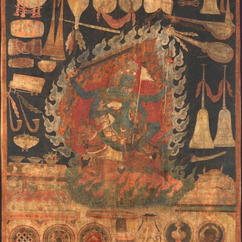Offerings to the Goddess Palden Lhamo Tibet late 16th century
