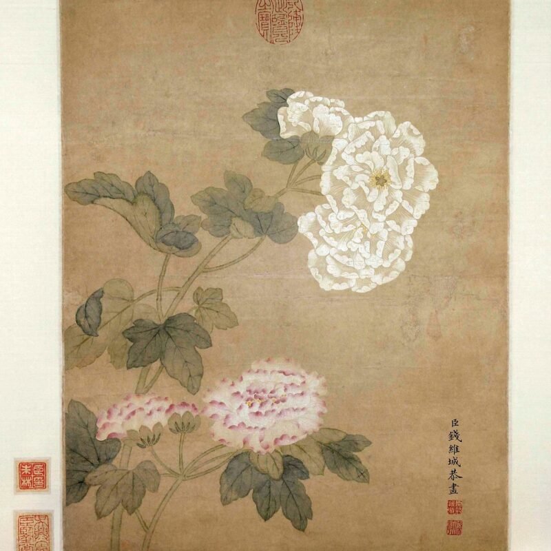 Flowers Qian Weicheng Chinese Qing dynasty (1644–1911)