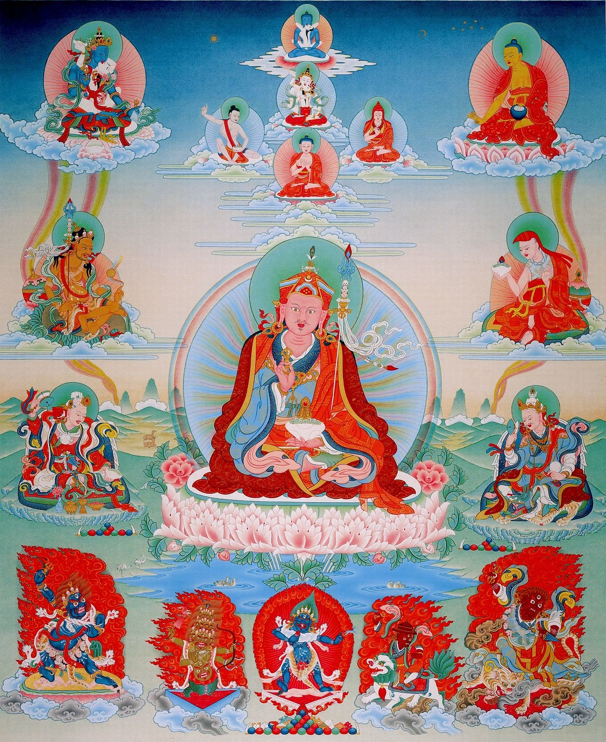 Guru Rinpoche & manifestations