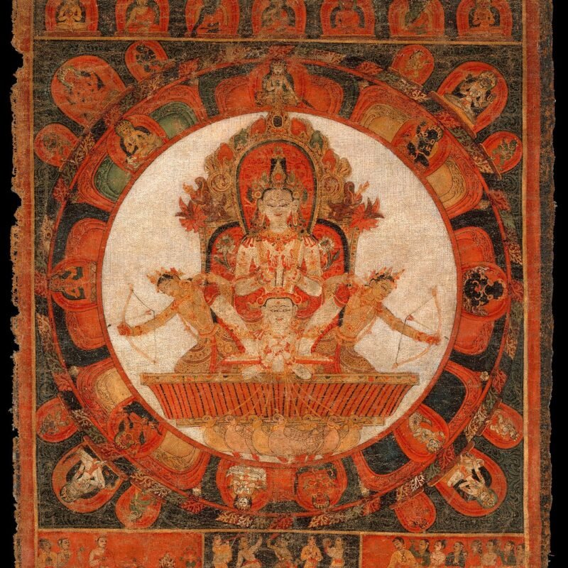Mandala of Chandra, God of the Moon Nepal (Kathmandu Valley) late 14th–early 15th century