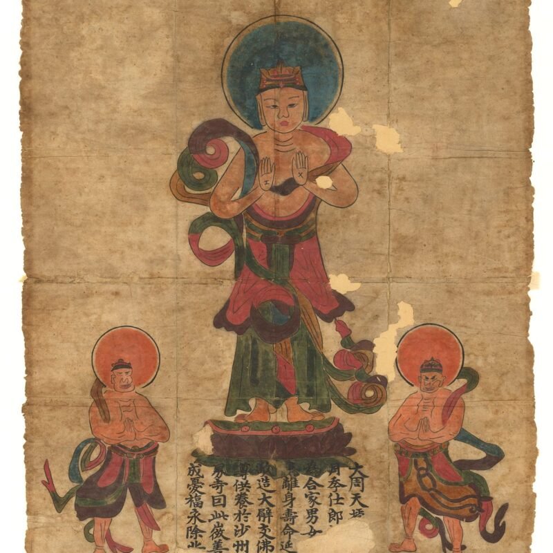 The Thousand Buddha Grotto Unidentified artist dated 690–691