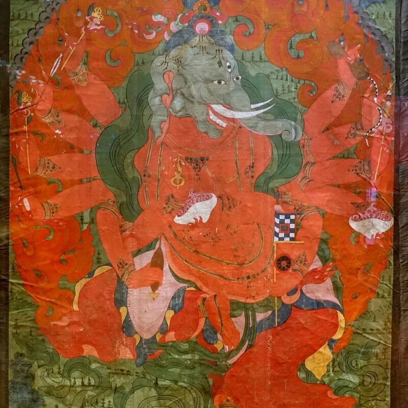 Ganapati_(Ganesha),_thangka
