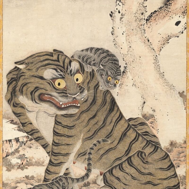 Tiger Family, Korea, Joseon dynasty (1392–1910)