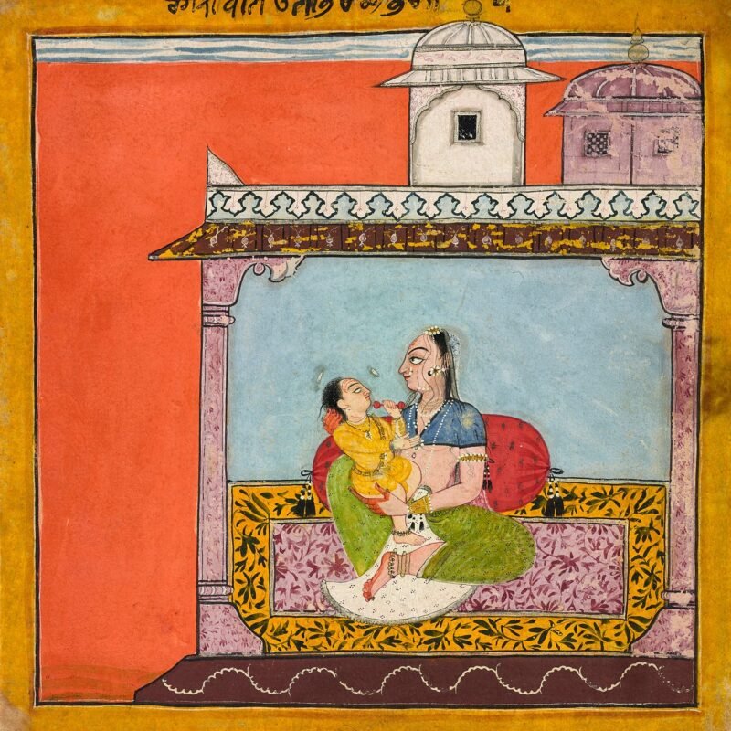 Vilaval Ragini, from a Ragamala Basohli school