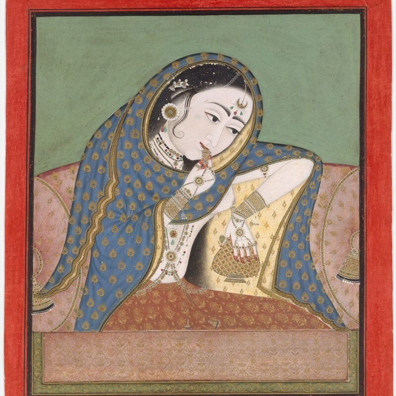 Melancholy Courtesan India ca. 1750