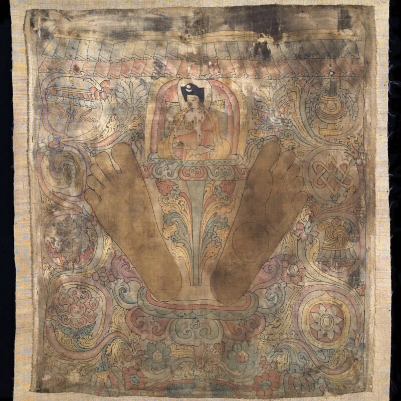 Footprints of the Third Karmapa, Rangjung Dorje (1284-1339 14th_century