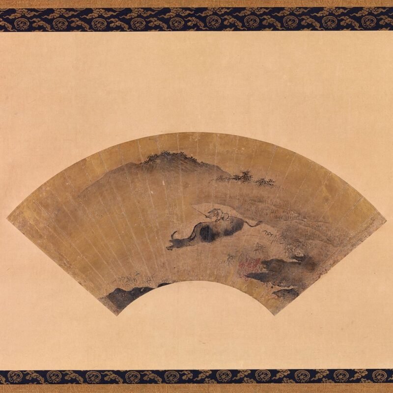 Herd Boy with Ox Attributed to Kano Masanobu late 15th century